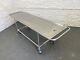 Uk Delivery Stainless Steel Funeral Trolley Coffin Mortuary Stretcher Table