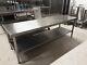 Used Commercial Catering Stainless Steel Low Table, 180cm, Delivery Available