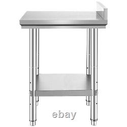 VEVOR Stainless Steel Catering Table 60X60X80 Work Bench Kitchen Worktop